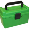 MTM Case-Gard H50XL10 Deluxe Ammo Box 300 WSM/300 RUM Green Polypropylene 50rd 1 157082
