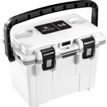 PELICAN 14Q-1-WHTGRY 14QT ELITE COOLER WHT/GRY