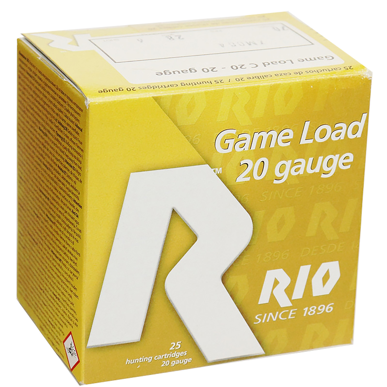 Rio Ammunition RC20MGN6 Game Load 20Gauge 3" 1 1/4oz 6Shot 25 Per Box/10 Case 3 Rio Ammunition RC20MGN6 Game Load 20Gauge 3" 1 1/4oz 6Shot 25 Per Box/10 Case