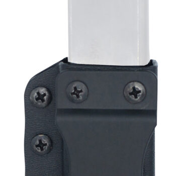 DeSantis Gunhide A100KJKKZ0 Persuader Mag Pouch  IWB/OWB Black Kydex Belt Clip Compatible w/ Sig P365, Kimber R7 Mako Ambidextrous