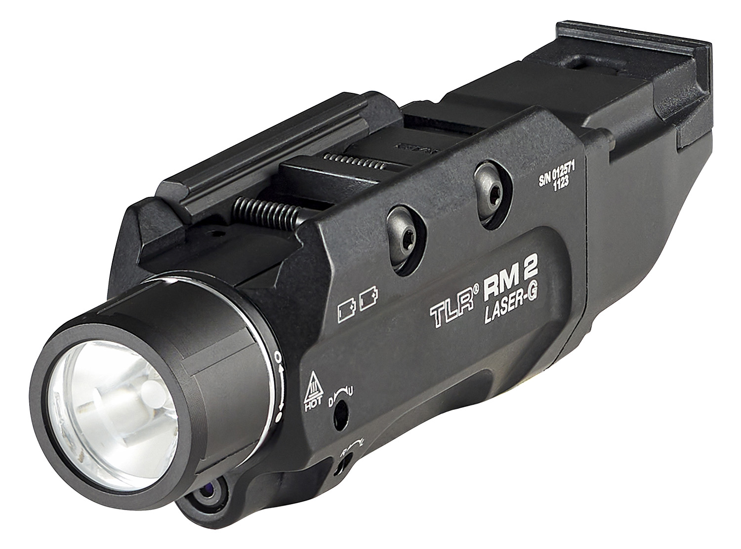Streamlight 69454 TLR-2 RM w/Laser Black Anodized Aluminum, 1,000 Lumens White LED Bulb/Green Laser, 297 Meters Beam, Picatinny Rail Mount 3 Streamlight 69454 TLR-2 RM w/Laser Black Anodized Aluminum, 1,000 Lumens White LED Bulb/Green Laser, 297 Meters Beam, Picatinny Rail Mount