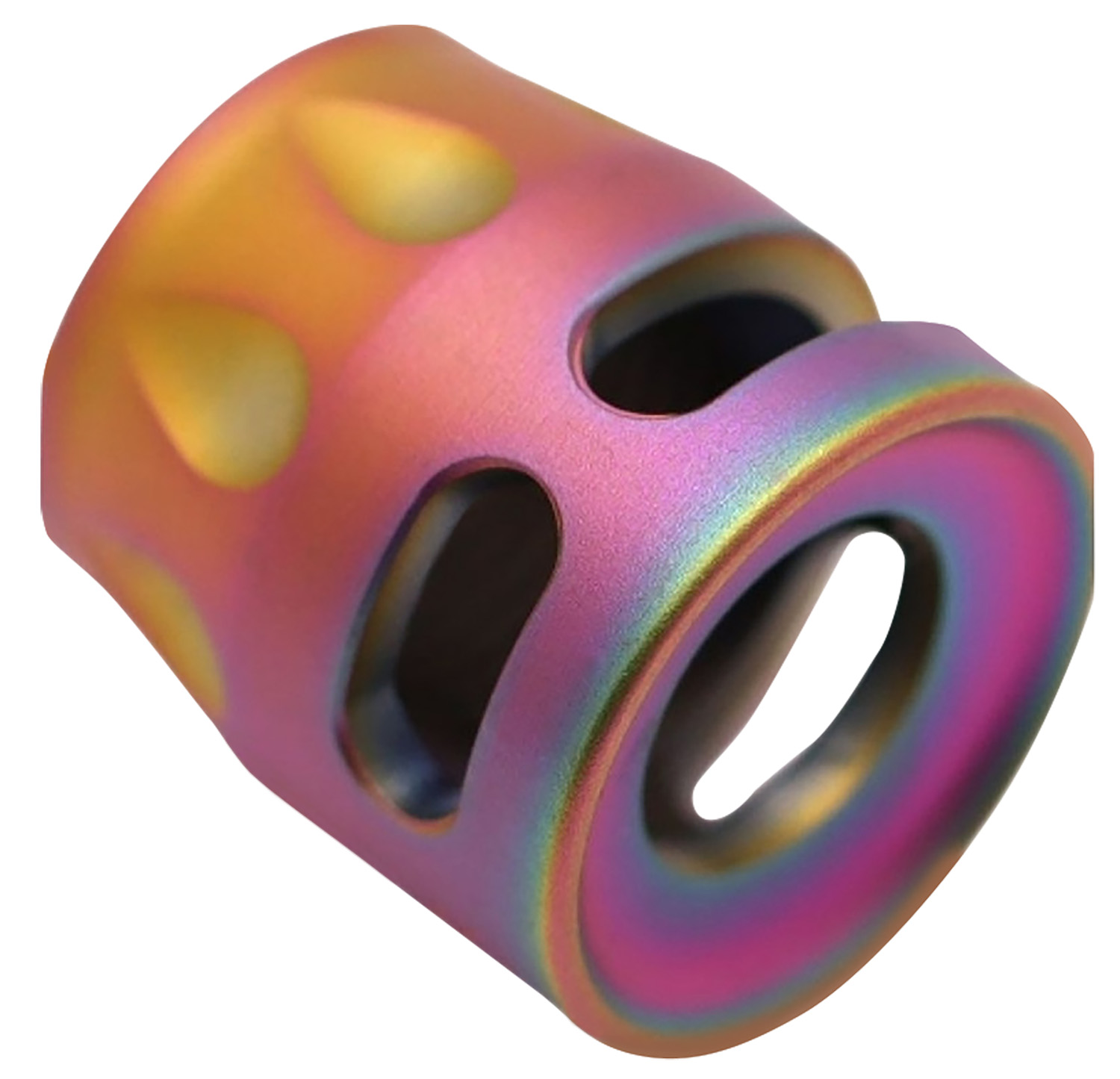 True Precision Inc TPSMICROS Micro Compensator S-Type Spectrum 416R Stainless Steel 1/2"x28 Threads 9mm/380 ACP 3 True Precision Inc TPSMICROS Micro Compensator S-Type Spectrum 416R Stainless Steel 1/2"x28 Threads 9mm/380 ACP