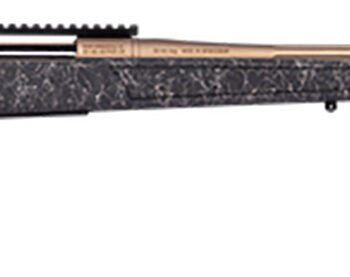 CVA CR3960F Cascade Long Range Hunter Full Size 7mm Rem Mag 24" Smoked Bronze Cerakote Steel Threaded Barrel, Black w/Smoked Bronze Web Synthetic Stock