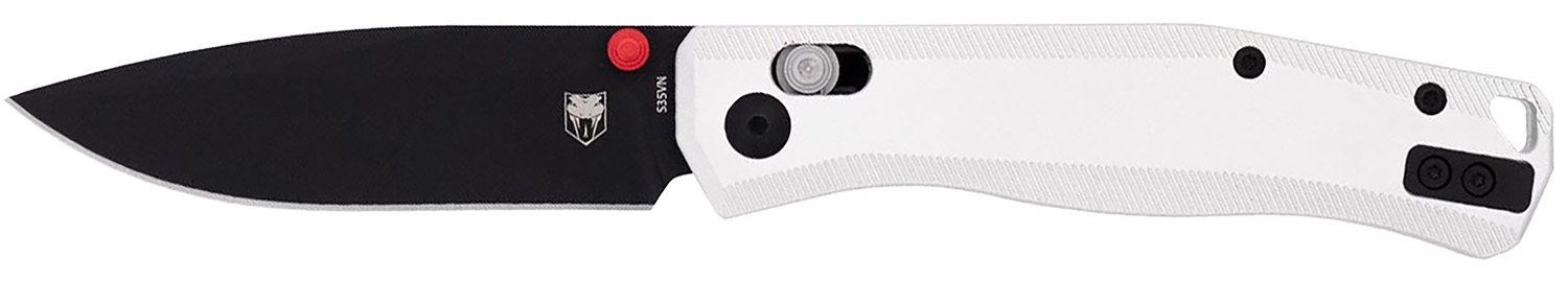 CobraTec Knives CTRGTSIL Regent EDC 3.25" Flip Open Plain Black TiCN S35VN Blade, 4.25" Silver Aluminum Handle 3 CobraTec Knives CTRGTSIL Regent EDC 3.25" Flip Open Plain Black TiCN S35VN Blade, 4.25" Silver Aluminum Handle