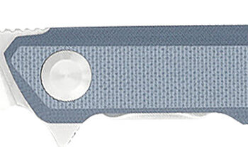 CobraTec Knives CTMONGRY Monarch  3.50" Folding Plain Satin D2 Steel Blade, 4.75" Gray G10 Handle