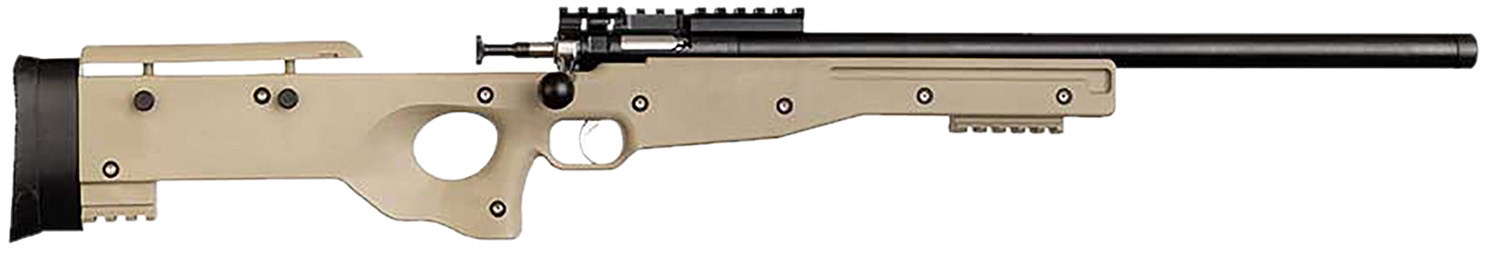 Crickett KSA2150 Precision Full Size 22 LR Single Shot 16.10" Blued Threaded Bull Barrel, Blued Crickettinny Rail Steel Receiver, Flat Dark Earth Synthetic Adj LOP Stock 3 Crickett KSA2150 Precision Full Size 22 LR Single Shot 16.10" Blued Threaded Bull Barrel, Blued Crickettinny Rail Steel Receiver, Flat Dark Earth Synthetic Adj LOP Stock