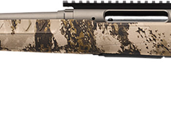 Savage Arms 32349 Axis 2 Pro Compact 350 Legend 4+1 18" Gun Metal Bronze Cerakote Heavy Sporter Threaded Barrel & Picatinny Rail Carbon Steel Receiver, Fixed Western Camo Synthetic Stock, Left Hand