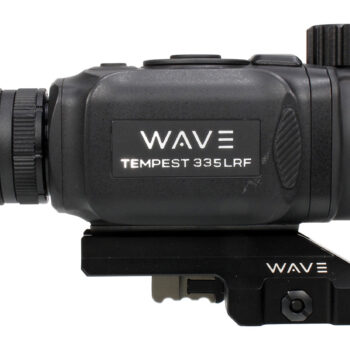 Wave WTS200 Tempest 335 LRF Thermal Black 3.3x35mm Illuminated Multi Reticle 384x288, 12 Microns, 50 Hz Resolution, Digital Zoom 13.2x Rapid/Smooth