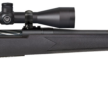 Mossberg 28246 Patriot w/Optic 450 Bushmaster 4+1 20" Matte Blued Threaded Barrel, Matte Blued Drilled & Tapped Receiver, Fixed Black Synthetic Stock, Vortex Crossfire II 3-9x40mm