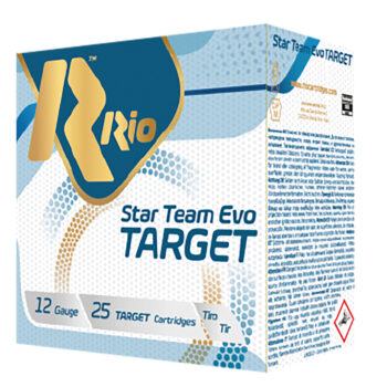 Rio Ammunition STT24LT75 Star Team EVO Target 12Gauge 2.75" 7/8oz 7.5Shot 25 Per Box/10 Case