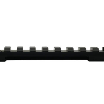 Weatherby J010002 Picatinny Rail Peak 44 Black Aluminum Weatherby Mark V Picatinny Rail/Weaver Mount Standard 6-Lug Action