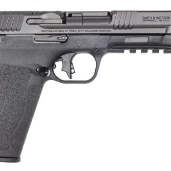 Smith & Wesson 14093 M&P 5.7 Full Size Frame 5.7x28mm 10+1 5" Black Armornite, Black Optic Ready/Serrated Stainless Steel Slide, Black Polymer Frame w/Picatinny Rail, Polymer Grip