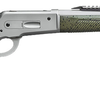 Davide Pedersoli 010G732457 Boarbuster Guidemaster-X 45-70 Gov 5+1 19" Silver Cerakote Threaded Barrel & Receiver w/Picatinny Rail, Green Adj Cheek Riser Synthetic Stock