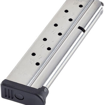 CMC Products MRP9FS10 Range Pro  10rd 9mm Fits 1911 Full Size Stainless/Black Fluoropolymer