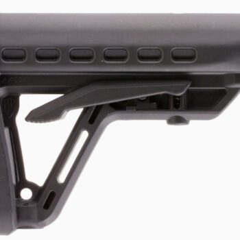Archangel AA125 Low-Profile  Black Synthetic, 6 Position, Fits AR-Platform with Commercial Tube