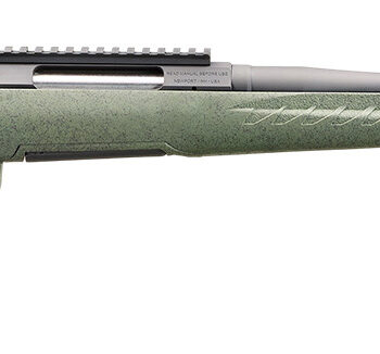 Glenfield 52003 Model A  Full Size 270 Win 4+1 20" Matte Black Threaded Barrel, Matte Black Alloy Steel Receiver w/Picatinny Rail, Moss Green Splatter Fixed Synthetic Stock, Thread Protector