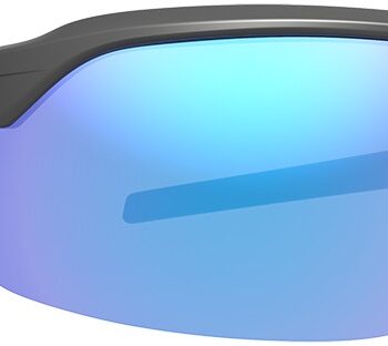 LEU 186754 TRACER     MATTE BLACK     BLUE MIRROR