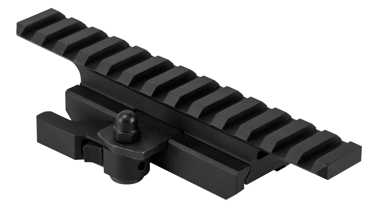 NcStar MARFQV2 QR Riser Gen2 Locking/Quick Detach Black Aluminum, Fits AR15/M4 Picatinny Rail Mount 3 NcStar MARFQV2 QR Riser Gen2 Locking/Quick Detach Black Aluminum, Fits AR15/M4 Picatinny Rail Mount