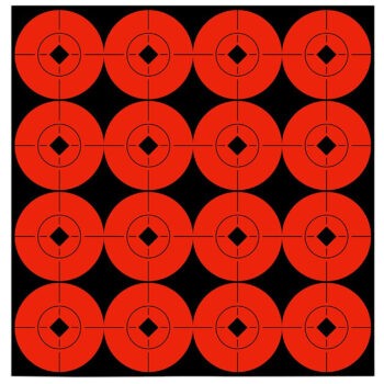 Birchwood Casey 33904 Target Spots  Self-Adhesive Paper Black/Orange 1.5" Bullseye 160 Pack