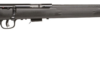 Savage Arms 96709 93R17 F Full Size 17 HMR 5+1 21" Matte Black Button Rifled Barrel, Matte Black Drilled & Tapped Carbon Steel Receiver, Matte Black Fixed Synthetic Stock, Right Hand