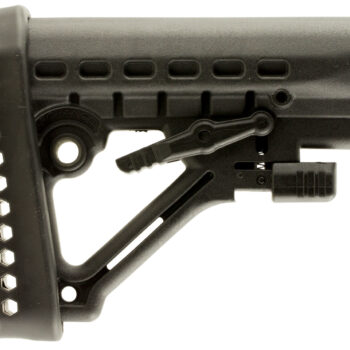 Archangel AA120 Heavy Duty  Black Synthetic, 6 Position, Fits AR-Platform with Commercial Tube