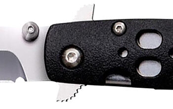 Cold Steel 26SP Ti-Lite  4" Folding Plain Spear Point Japanese AUS-8A SS Blade/ Black Zy-Ex Handle