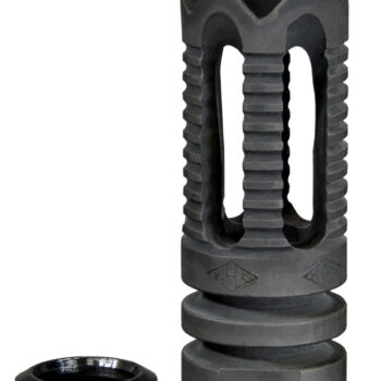 Yankee Hill 285C2 Phantom Flash Hider Black Steel with 1/2"-28 tpi Threads & Teeth for 5.56x45mm NATO AR-Platform