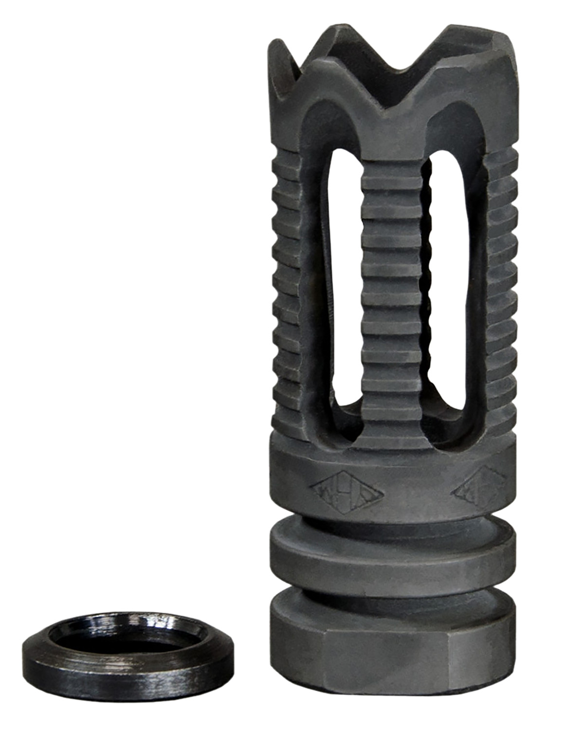 Yankee Hill 285C2 Phantom Flash Hider Black Steel with 1/2"-28 tpi Threads & Teeth for 5.56x45mm NATO AR-Platform 3 Yankee Hill 285C2 Phantom Flash Hider Black Steel with 1/2"-28 tpi Threads & Teeth for 5.56x45mm NATO AR-Platform
