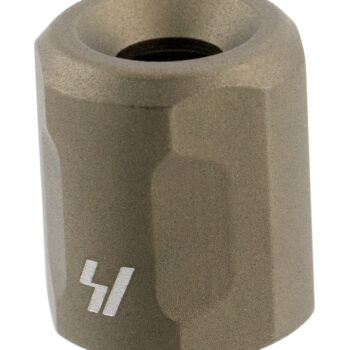 Strike BCTPFDE Barrel Thread Protector  223 Rem/5.56x45mm NATO AR Platform Flat Dark Earth Aluminum 1/2"-28 tpi