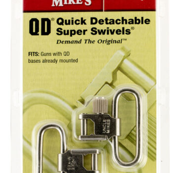 Uncle Mike's 10933 Super Swivel  Quick Detach Tri-Lock 1.25" Loop Nickel Finish