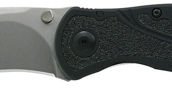 Kershaw 1670S30V Blur  3.40" Folding Drop Point w/Recurve Plain Stonewashed Powder Coated CPM S30V SS Blade Black Anodized Aluminum Handle Includes Pocket Clip