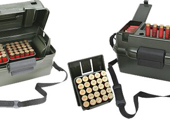 MTM Case-Gard SH1001209 Shotgun Hunter Case  12 Gauge Wild Camo Polypropylene 100rd