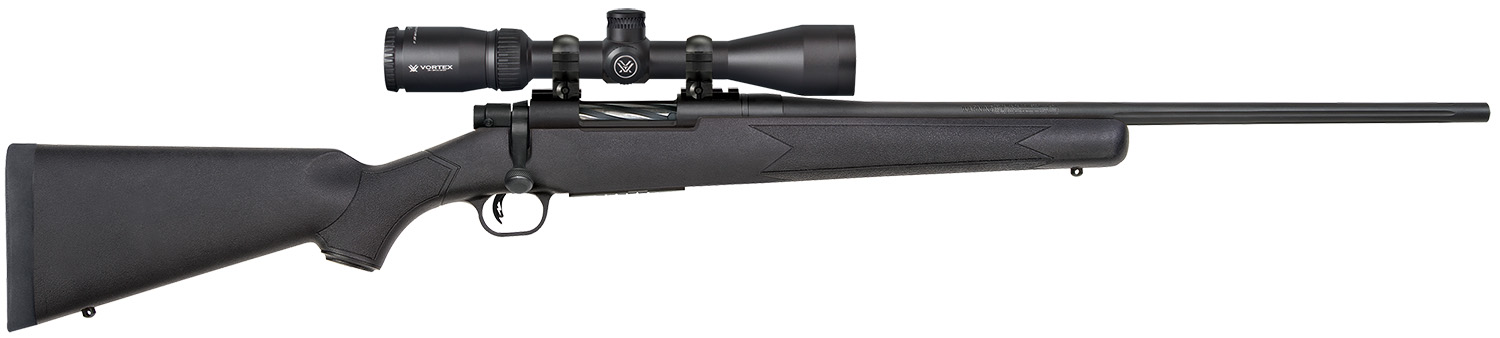 Mossberg 28001 Patriot 6.5 Creedmoor Caliber with 5+1 Capacity, 22" Fluted Barrel, Matte Blued Metal Finish & Black Synthetic Stock Right Hand (Full Size) Includes Vortex Crossfire II 3-9x40mm Scope 3 Mossberg 28001 Patriot 6.5 Creedmoor Caliber with 5+1 Capacity, 22" Fluted Barrel, Matte Blued Metal Finish & Black Synthetic Stock Right Hand (Full Size) Includes Vortex Crossfire II 3-9x40mm Scope
