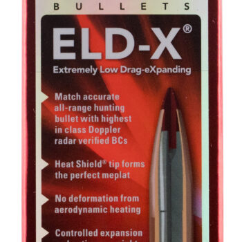 Hornady 25418 ELD-X  25 Cal .257 110 gr Extremely Low Drag eXpanding 100 Per Box/ 25 Case