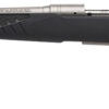 Savage Arms 57056 110 Storm Full Size 270 Win 4+1 22" Matte Button-Rifled Barrel, Matte Drilled & Tapped Stainless Steel Receiver, AccuStock Matte Gray Synthetic Stock, Left Hand 2 52221
