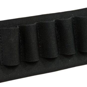 Blackhawk 74SH02BK Buttstock Shell Holder  Black Nylon 5rd Shotgun