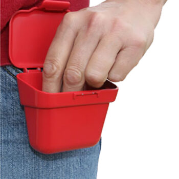 MTM Case-Gard ABP Ammo Belt Pouch  Handgun/Rifle Multi-Caliber 100rd Belt Clip Mount Red Plastic