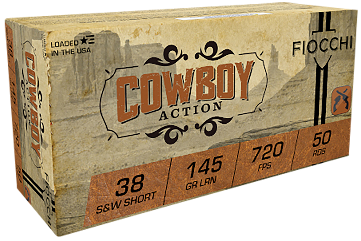 Fiocchi 38SWSHL Cowboy Action 38S&WShort 145gr Lead Round Nose 50 Per Box/20 Case 3 Fiocchi 38SWSHL Cowboy Action 38S&WShort 145gr Lead Round Nose 50 Per Box/20 Case