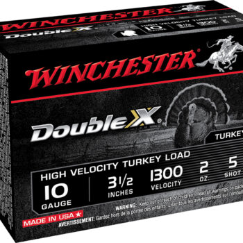 Winchester Ammo STH105 Double X High Velocity Turkey 10Gauge 3.50" 2oz 5Shot 10 Per Box/10 Case