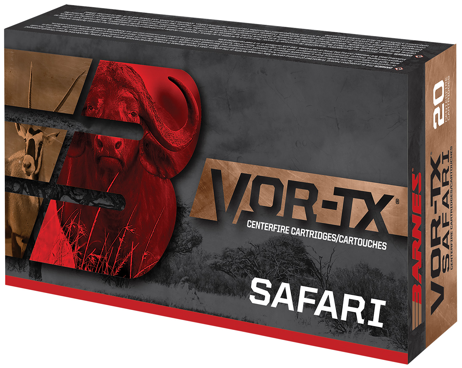 Barnes Bullets 22030 VOR-TX Safari 470Nitro Express 500gr Barnes TSX Flat Base 20 Per Box/10 Case 3 Barnes Bullets 22030 VOR-TX Safari 470Nitro Express 500gr Barnes TSX Flat Base 20 Per Box/10 Case