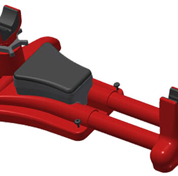 MTM Case-Gard KSR-30 K-Zone Shooting Rest Rifle/Handgun Red Plastic