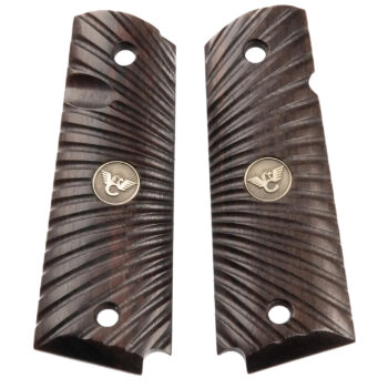 Wilson Combat 351MFS Side Panel Grips Full Size Starburst Cocobolo