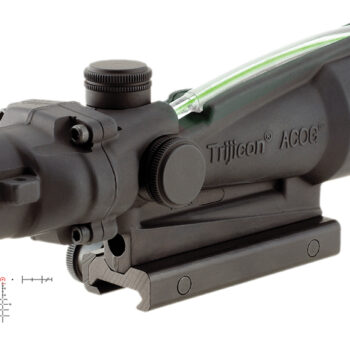 Trijicon 100161 ACOG  Black Hardcoat Anodized 3.5x35mm Illuminated Green Crosshair .308/7.62 BDC Reticle