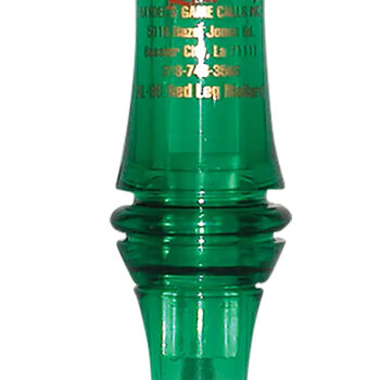 Haydel's Game Calls RL99 "Redleg" Mallard  Open Call Double Reed Mallard Sounds Attracts Ducks Green Plastic