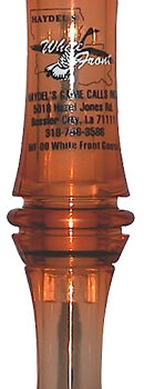 Haydel's Game Calls WF00 White Front  Open Call Specklebelly Sounds Attracts Geese Brown Acrylic