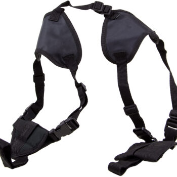 Bulldog WSHD20 Deluxe Shoulder Harness Black Nylon Harness Fits Ruger LCP/Glock 42/2-3" Barrel Ambidextrous