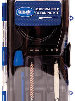 DAC GM7LR GunMaster Cleaning Kit 7mm 280 Cal Rifle Brass Bristles 12 Black/Blue Clamshell Case