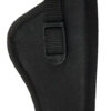 Bulldog DLX8 Pit Bull OWB Black Nylon Belt Loop Fits Glock 37 Fits Glock 20 Fits Taurus PT92 Fits 3.50-5" Barrel Right Hand 1 91754 1