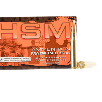 HSM 338LAP2N68 Match  338 Lapua Mag 250 gr Sierra MatchKing BTHP 20 Per Box/ 20 Case