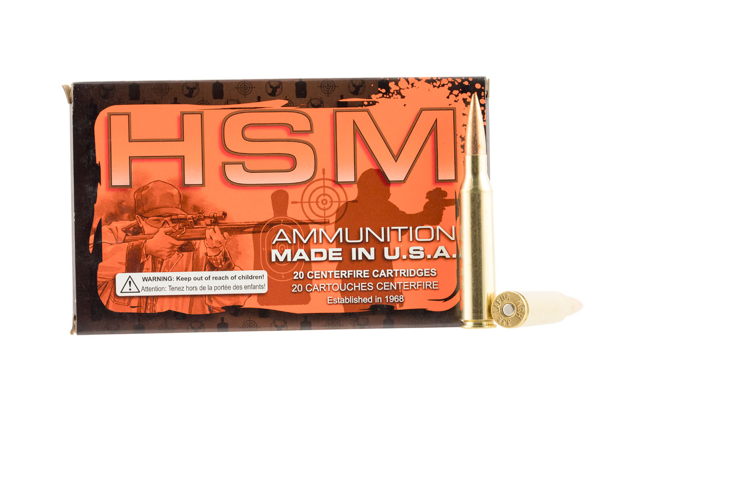 HSM 338LAP2N68 Match 338 Lapua Mag 250 gr Sierra MatchKing BTHP 20 Per Box/ 20 Case 3 HSM 338LAP2N68 Match 338 Lapua Mag 250 gr Sierra MatchKing BTHP 20 Per Box/ 20 Case
